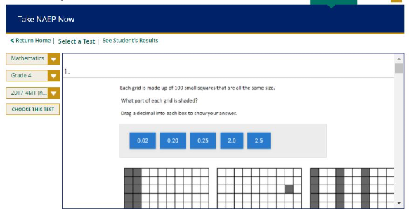Take NAEP Now